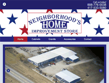 Tablet Screenshot of neighborhoods-inc.com